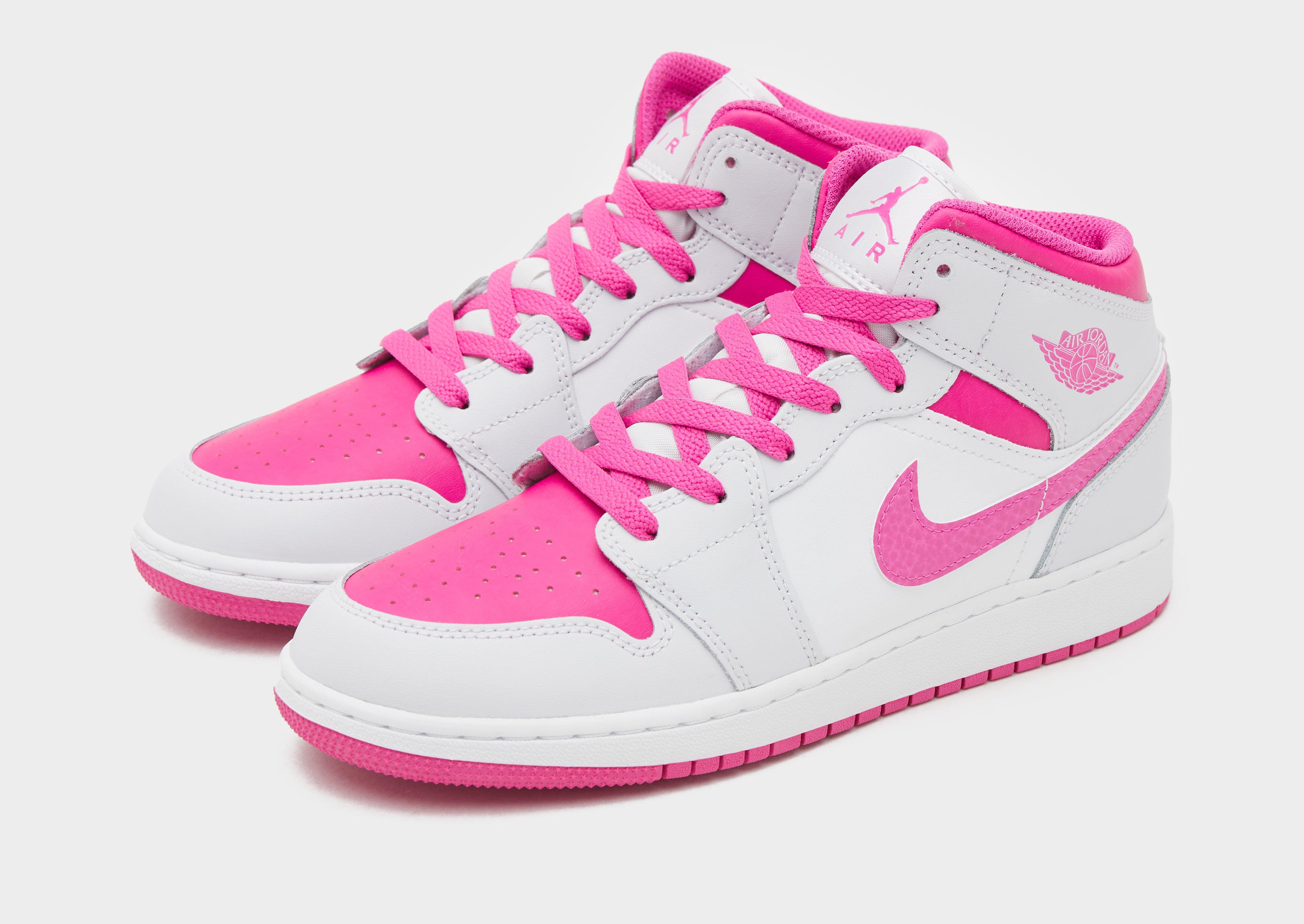 Adidași pentru copii AIR JORDAN 1 MID FUND GG FD8780-500 Roz