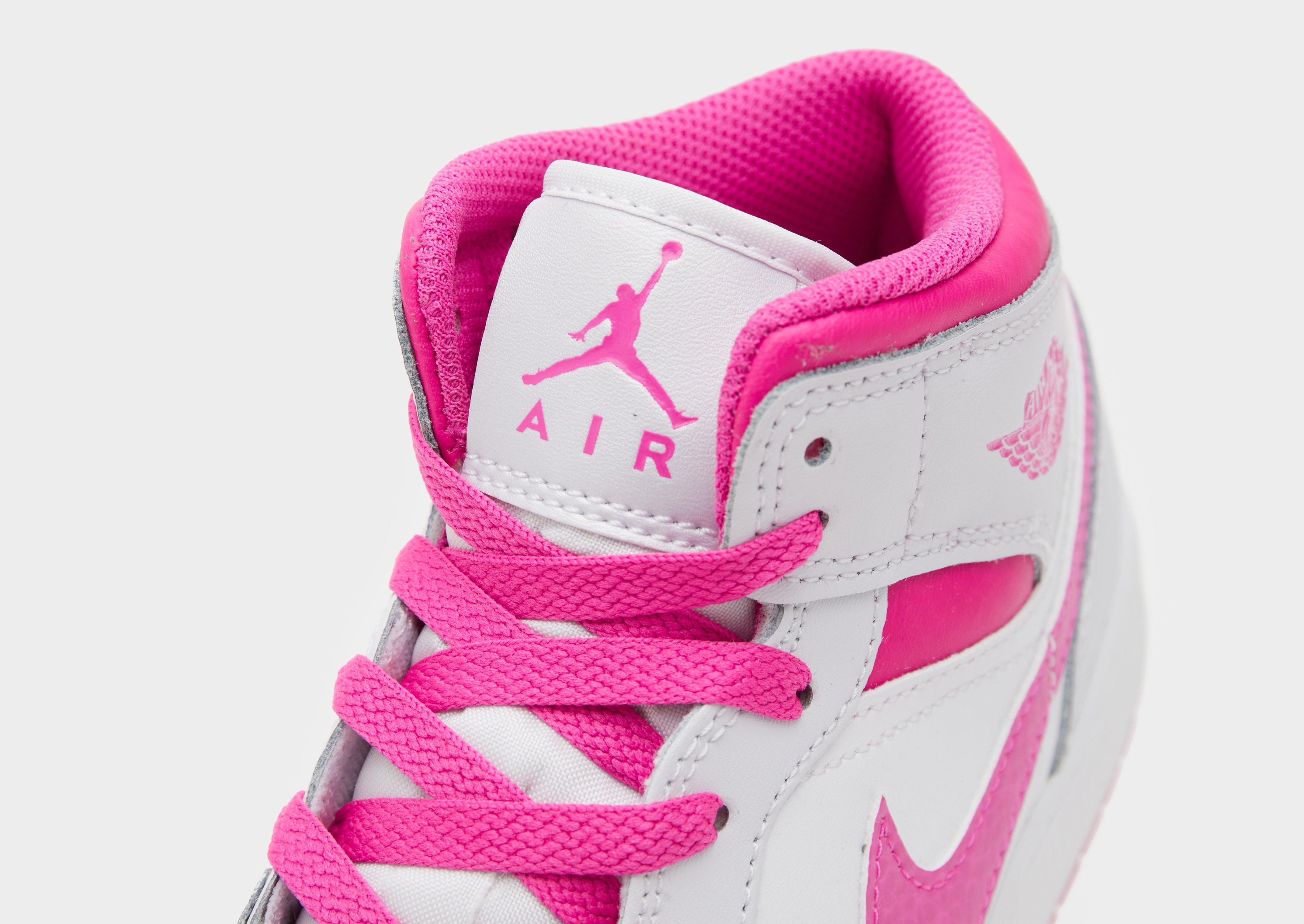 Adidași pentru copii AIR JORDAN 1 MID FUND GG FD8780-500 Roz