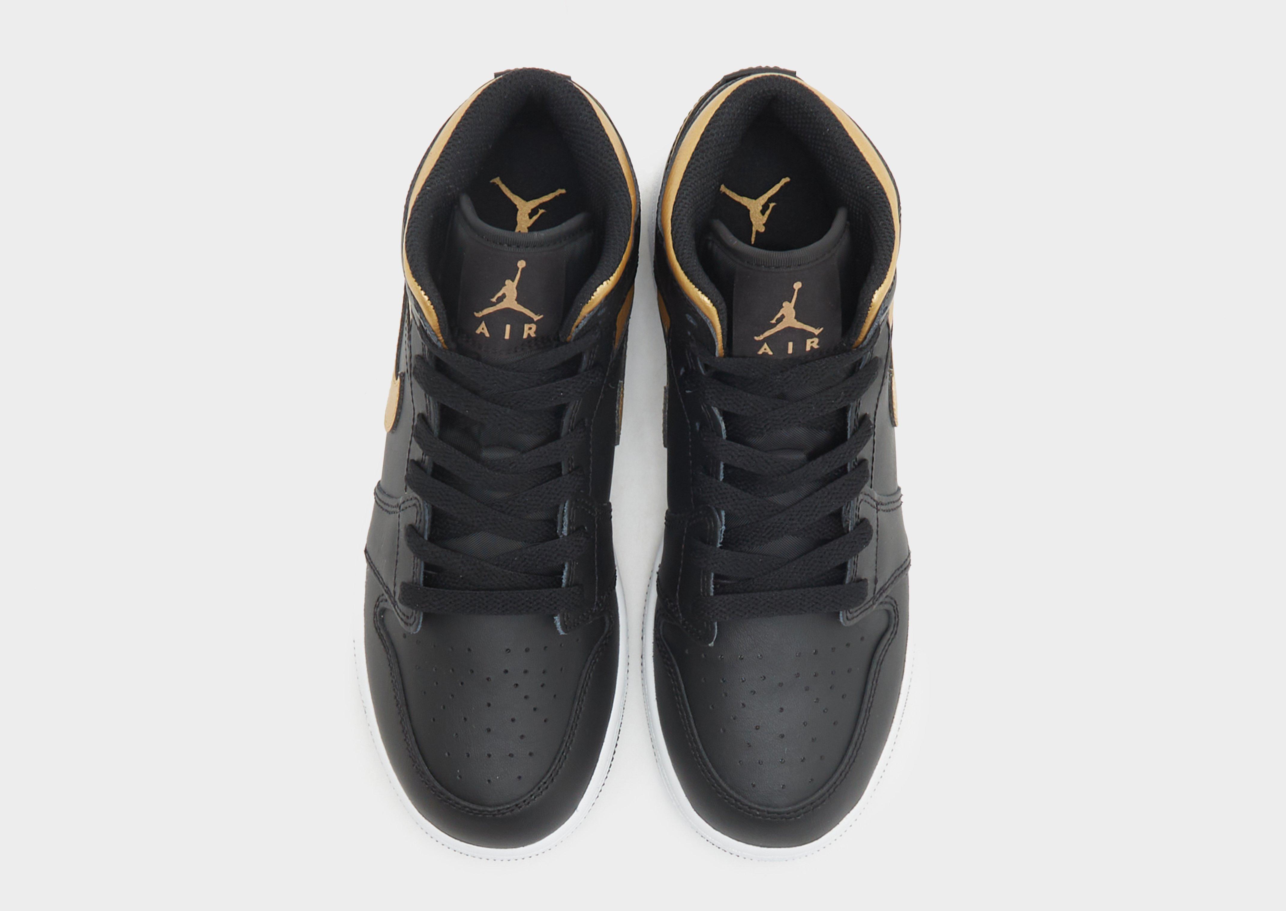 Дитячі кросівки AIR JORDAN 1 MID BG DQ8423-071 Чорний