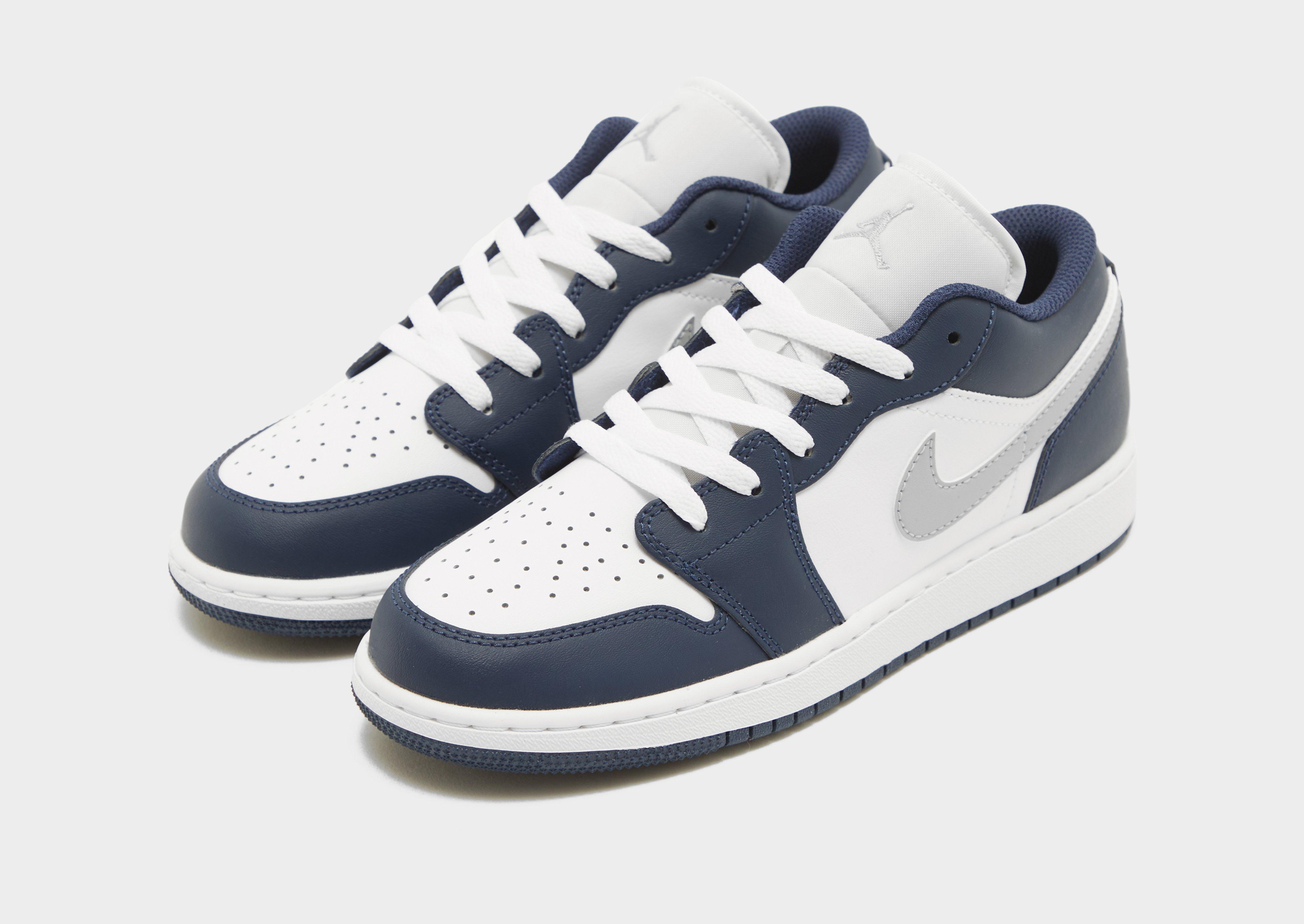 Детски маратонки AIR JORDAN 1 LOW BG  553560-141 Тъмносин