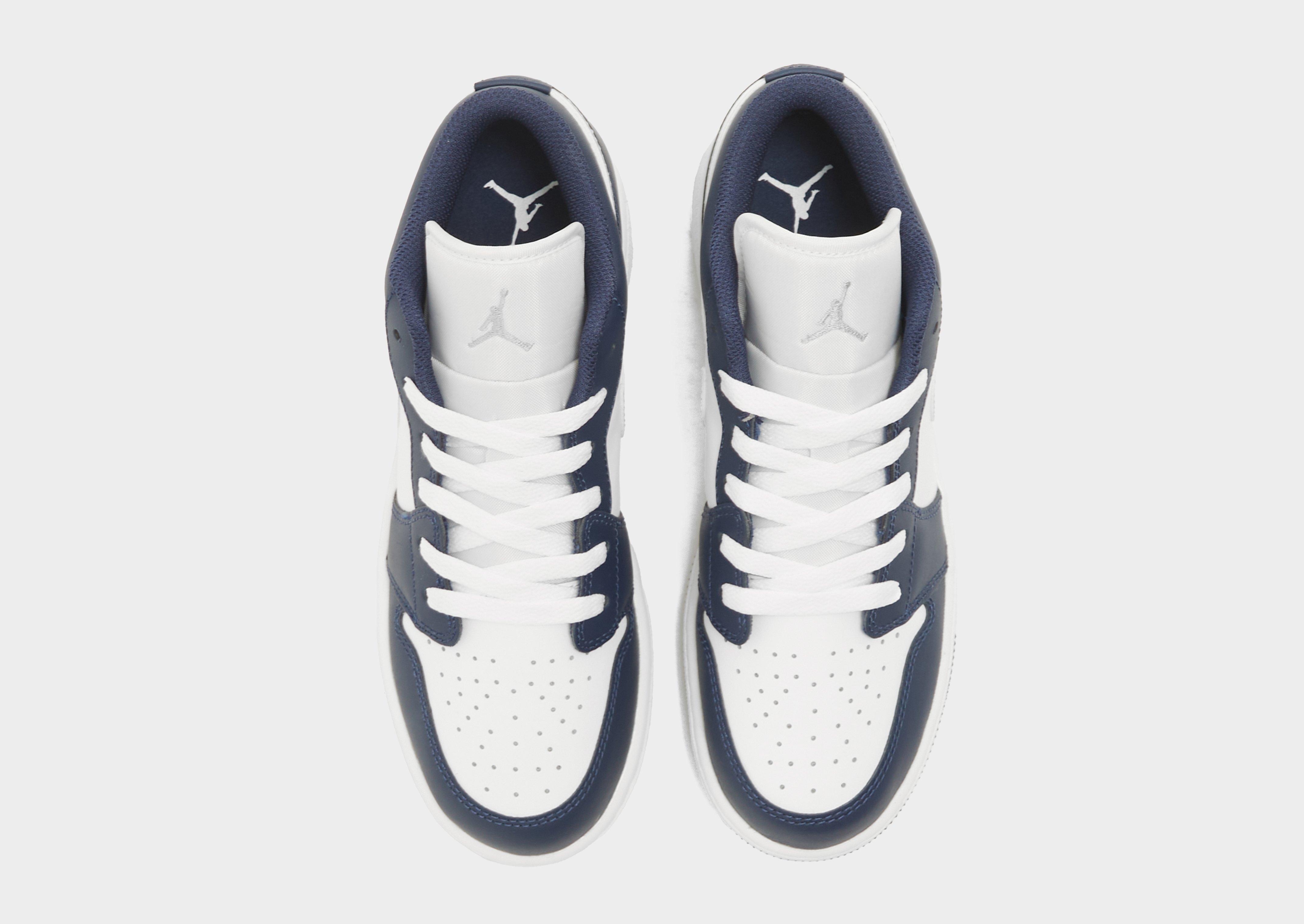 Детски маратонки AIR JORDAN 1 LOW BG  553560-141 Тъмносин