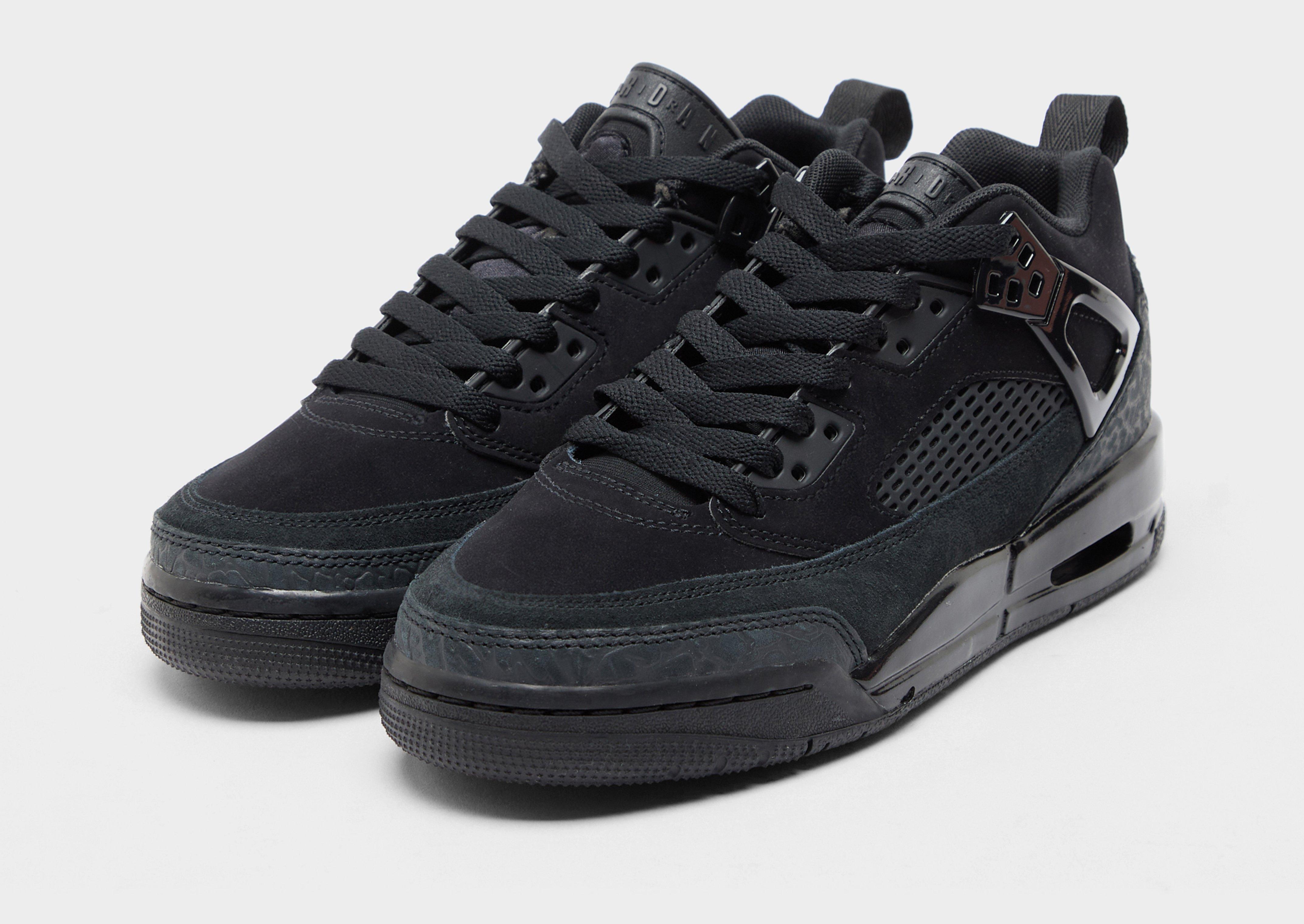 Buty sneakersy dla dzieci JORDAN SPIZIKE LOW (GS) FQ3950-001 Czarny