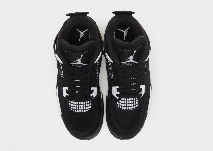 Adidași pentru copii AIR JORDAN 4 RETRO RMSTD BG FQ8213-001 Negru
