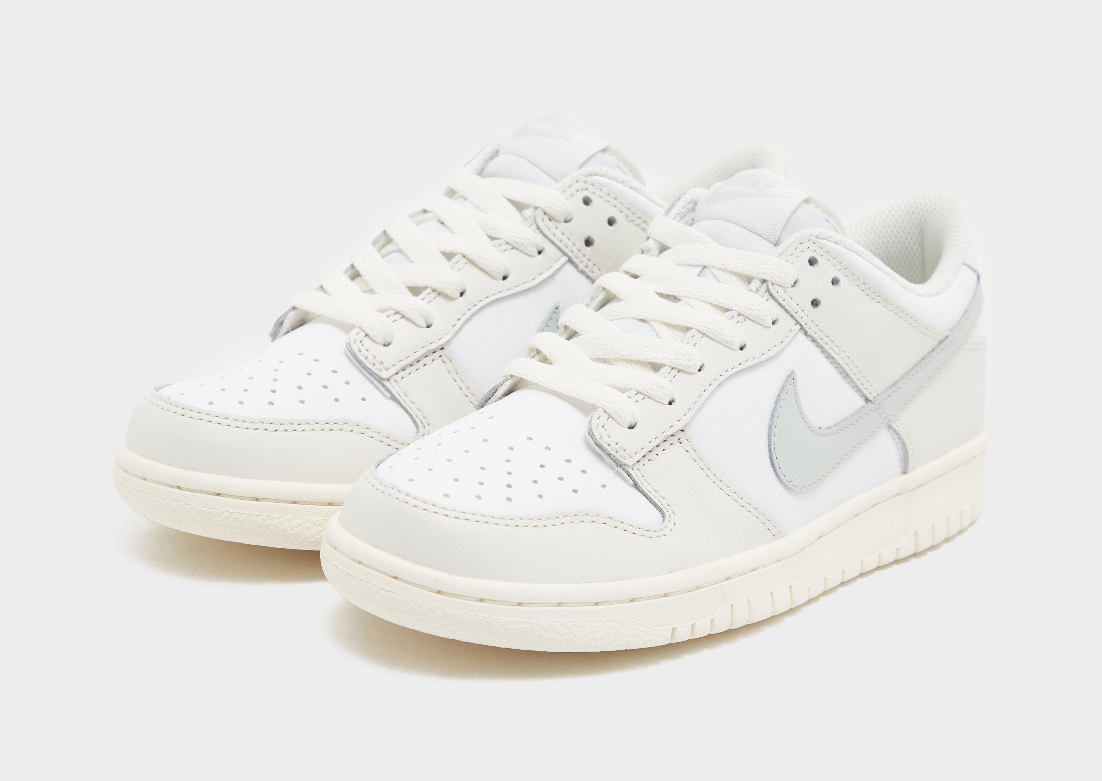 Buty sneakersy dla dzieci NIKE DUNK LOW BG FB9109-109 Biały