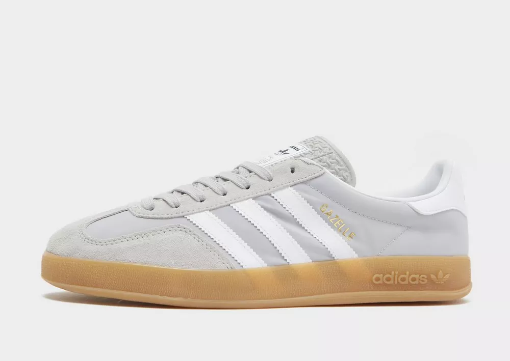 ADIDAS GAZELLE INDOOR GREY 2/WH, фото 1 з 6