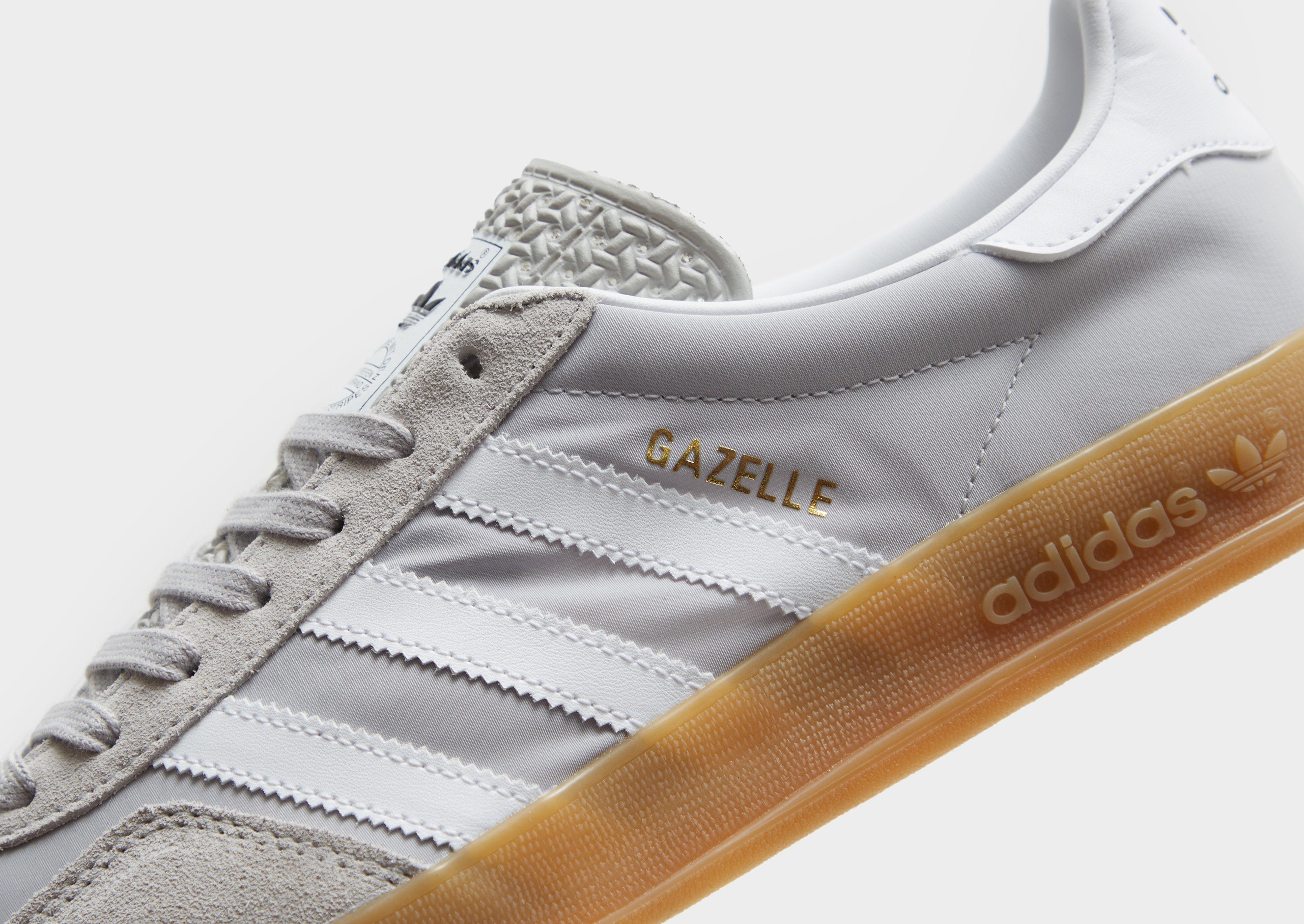 Buty sneakersy męskie ADIDAS GAZELLE INDOOR GREY 2/WH IH3822 Szary