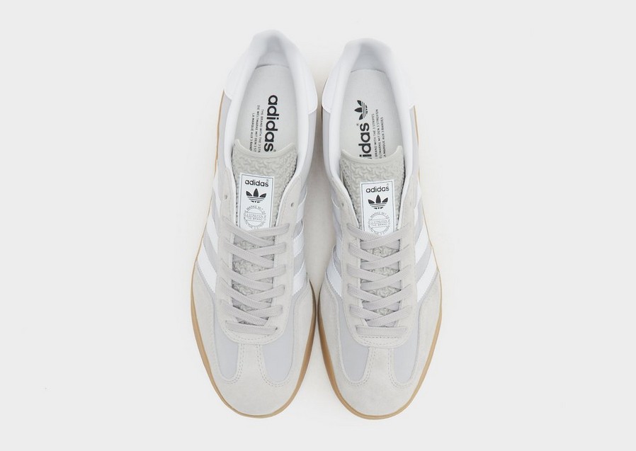 Adidași pentru bărbați ADIDAS GAZELLE INDOOR GREY 2/WH IH3822 Gri