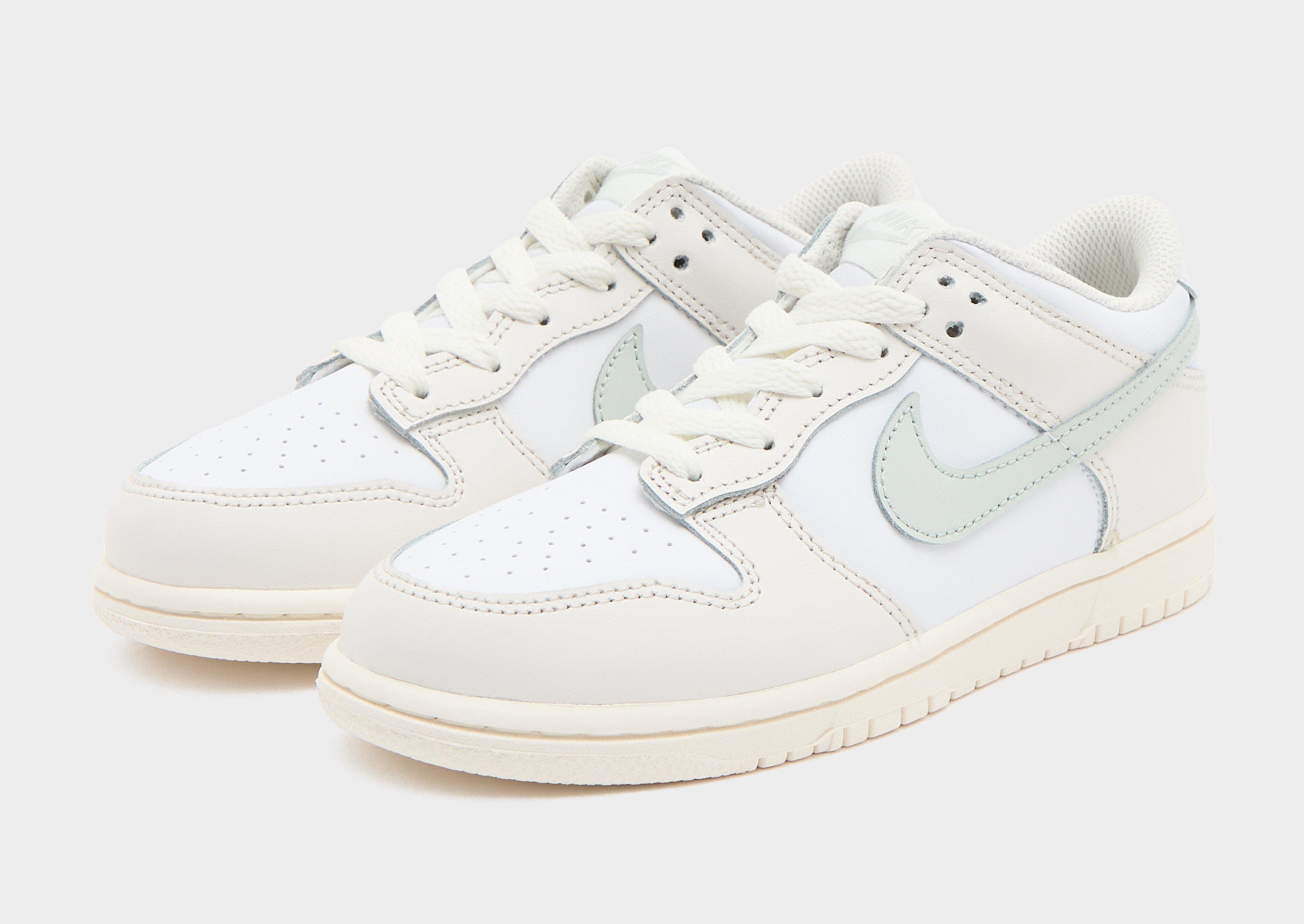 Gyerek sneakers NIKE DUNK LOW BP FB9108-109 Krém