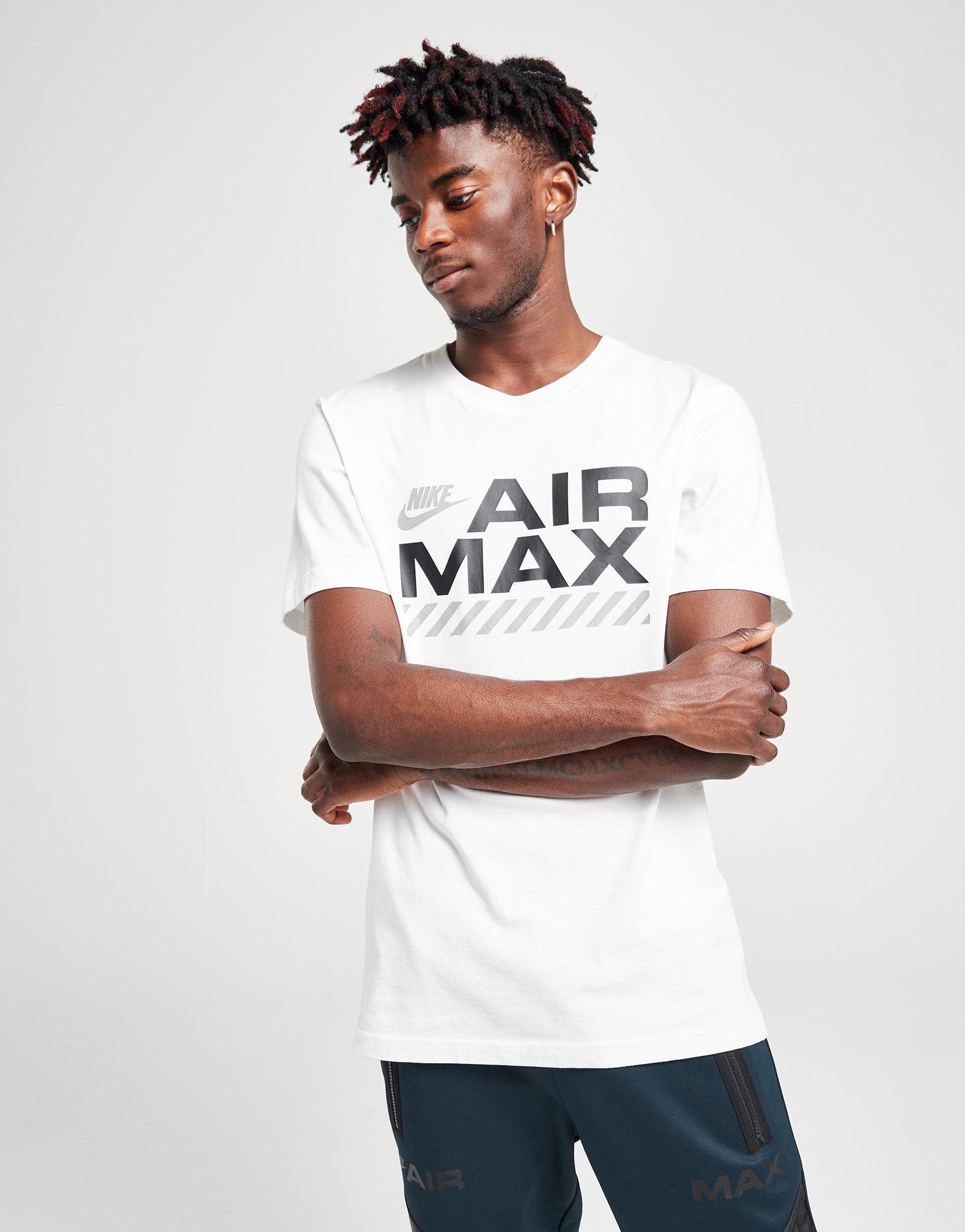 Vyriški marškiniai NIKE MARŠKINĖLIAI M NSW AIR MAX SS TEE HF6597-100 Balta