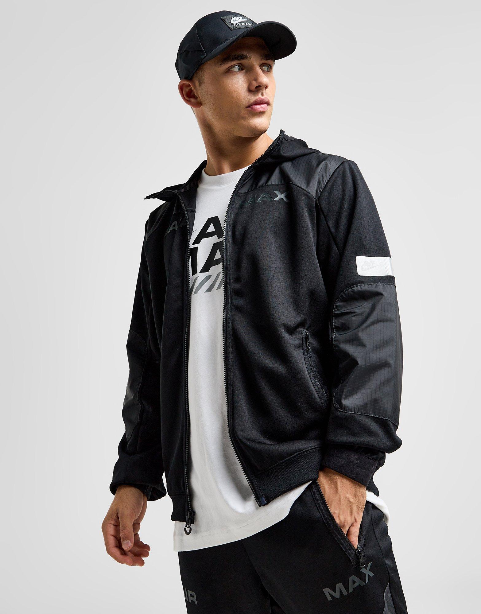 Vyriškas džemperis NIKE DŽEMPERIS UŽSEGAMAS Z   KAPTUREM M NSW AIR MAX PK HF6598-010 Juoda