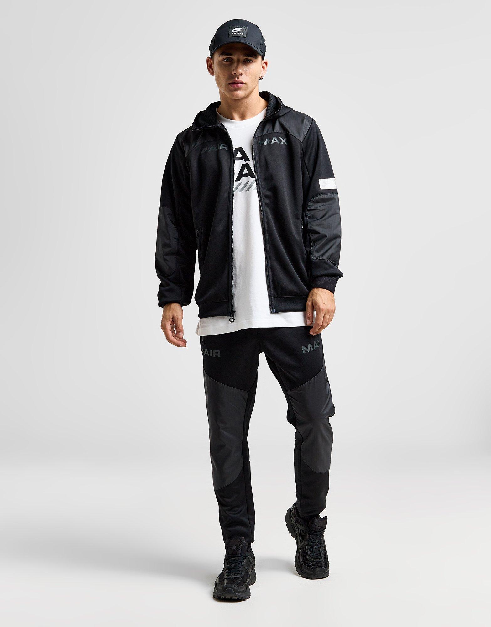 Vyriškas džemperis NIKE DŽEMPERIS UŽSEGAMAS Z   KAPTUREM M NSW AIR MAX PK HF6598-010 Juoda