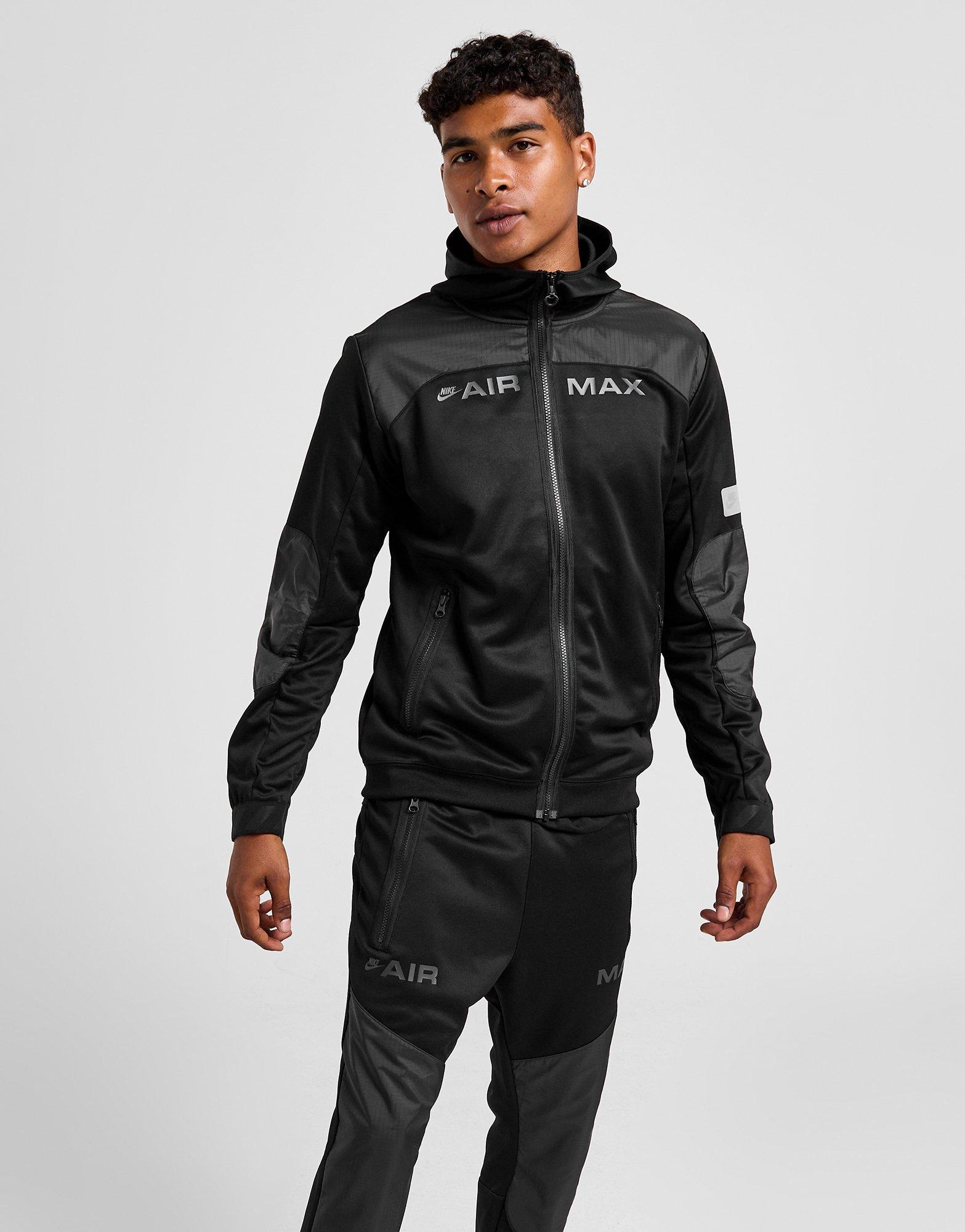 Vyriškas džemperis NIKE DŽEMPERIS UŽSEGAMAS Z   KAPTUREM M NSW AIR MAX PK HF6598-010 Juoda