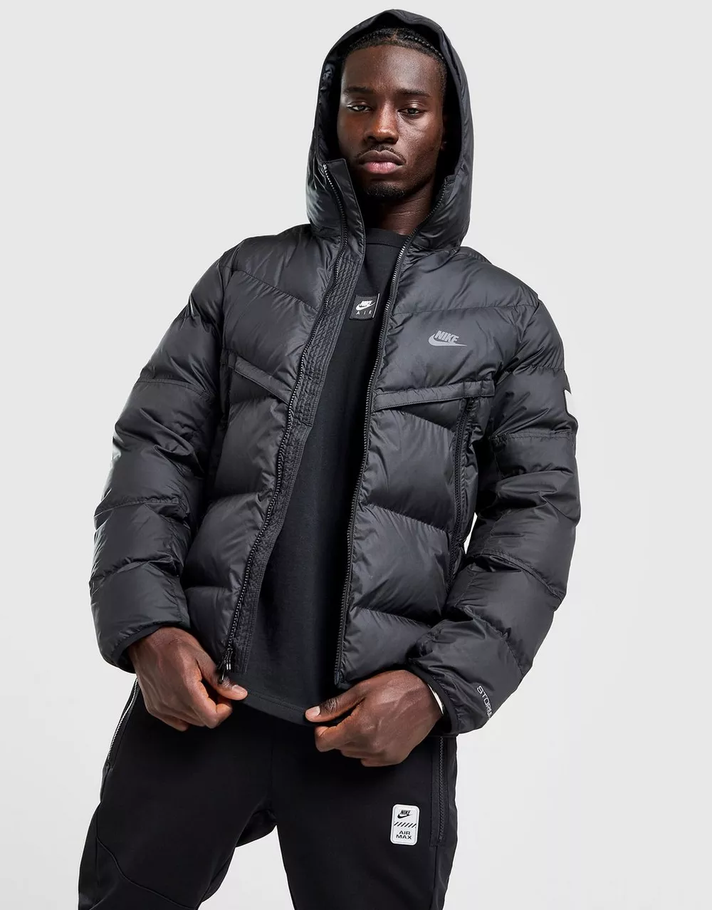 NIKE КУРТКА M NSW SF WR PL-FLD AIR MAX JKT AIR MAX, фото 1 з 6