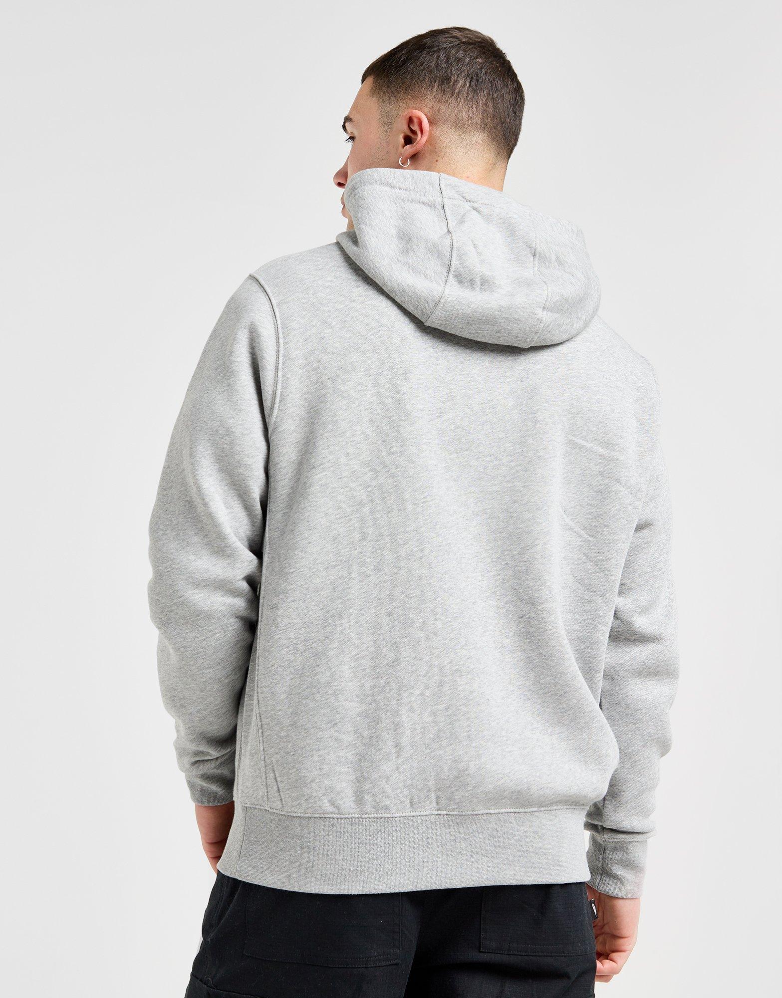 Vyriškas džemperis NIKE DŽEMPERIS UŽSEGAMAS SU GOBTUVU M NSW CLUB DQ8384-066 Pilka