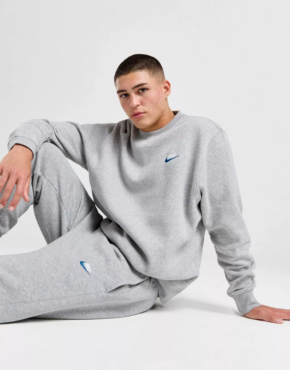 NIKE КОФТА M NSW CLUB DT CREW BB, фото 1 з 5
