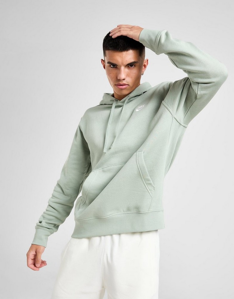 Férfi pulóverek NIKE PULÓVER M NSW CLUB HOODIE PO BB BV2654-371 Mentaszínű