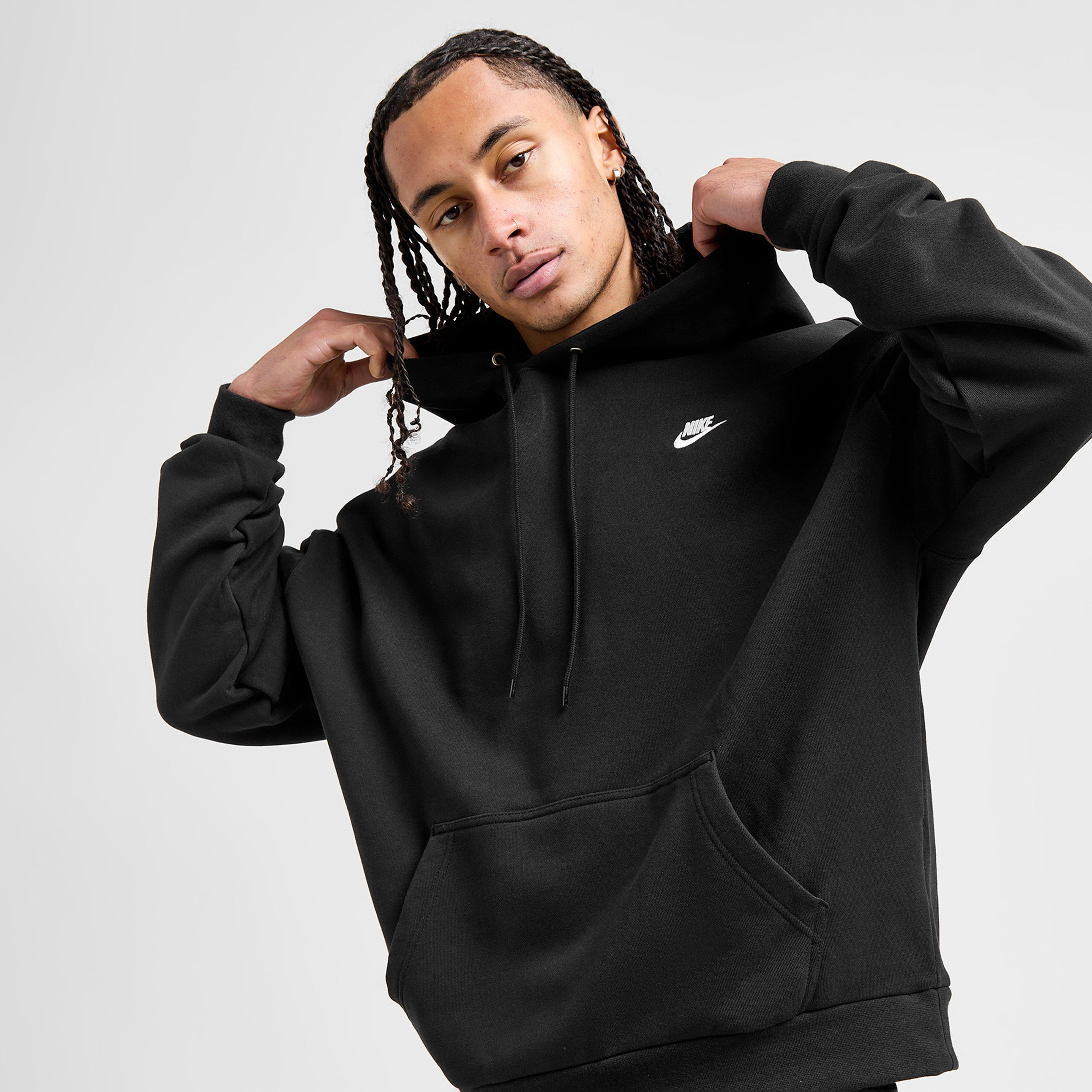 Férfi pulóverek NIKE PULÓVER KAPUCNIS M NK CLUB FT OVERSIZED PO