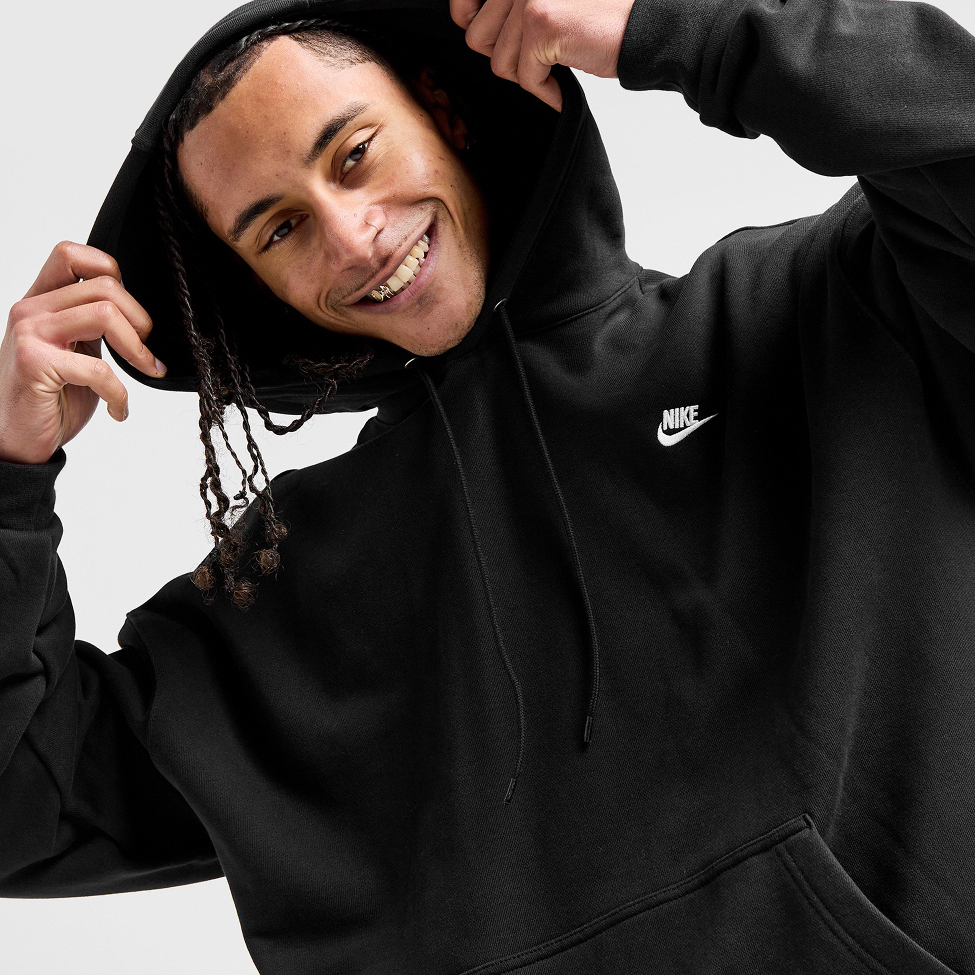 Férfi pulóverek NIKE PULÓVER KAPUCNIS M NK CLUB FT OVERSIZED PO