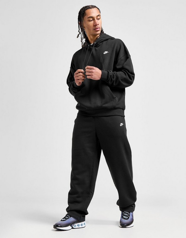 Чоловічі кофти NIKE КОФТА З КАПЮШОНОМ M NK CLUB FT OVERSIZED PO HJ1816-010 Чорний