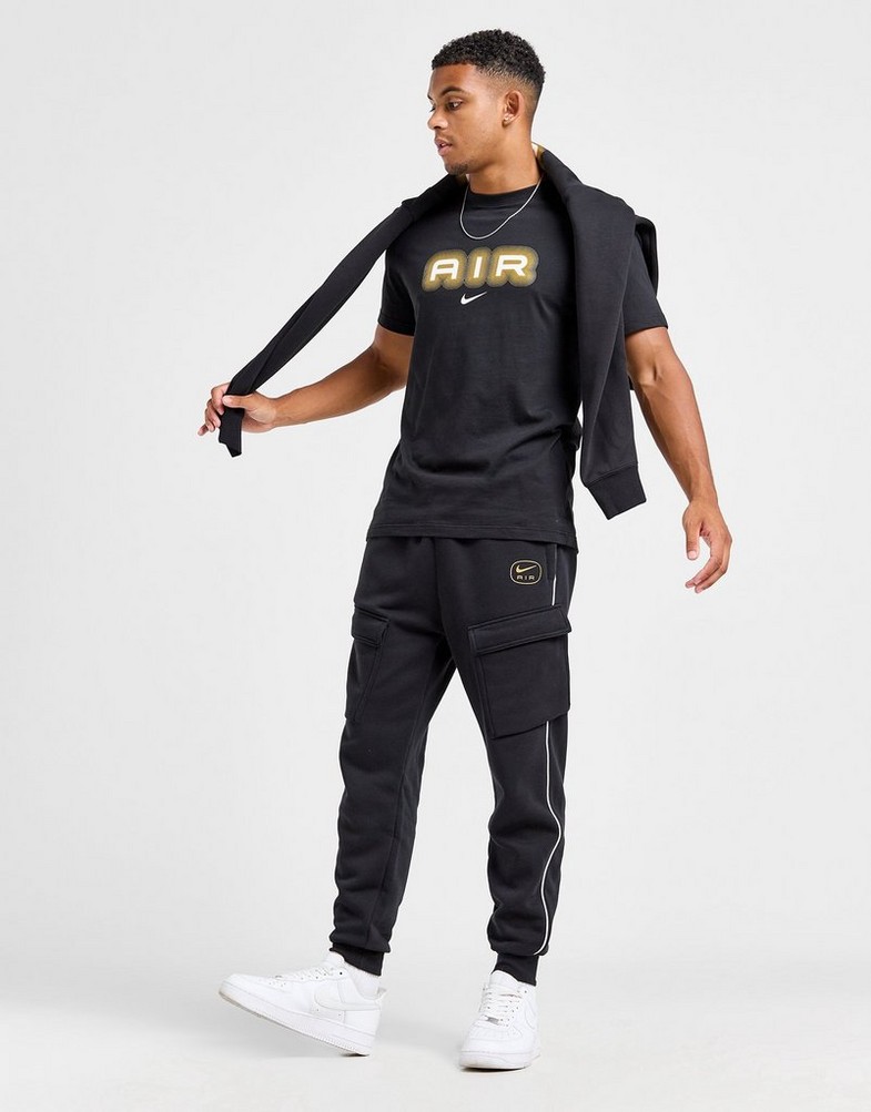 NIKE NADRÁG M NSW SW AIR CARGO PANT FLC BB HM0180-010 Fekete