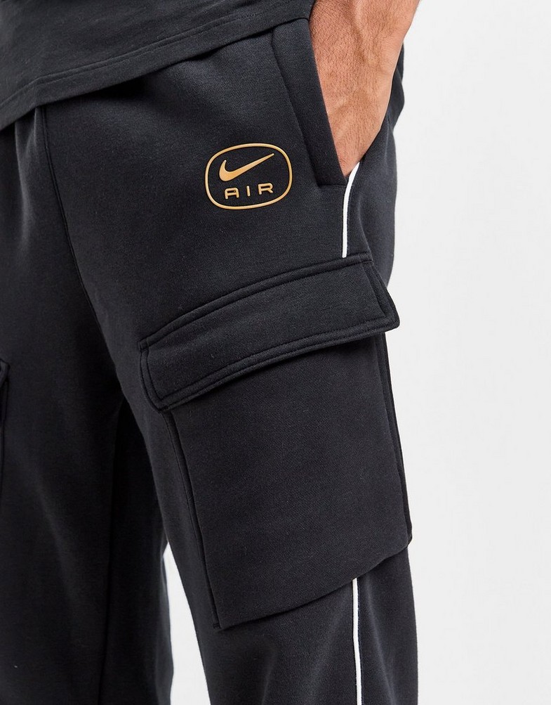 NIKE NADRÁG M NSW SW AIR CARGO PANT FLC BB HM0180-010 Fekete