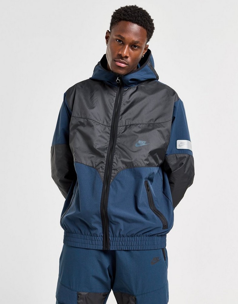 Férfi pulóverek NIKE PULÓVER M NSW AIR MAX WVN JACKET HF6600-478 Sötétkék