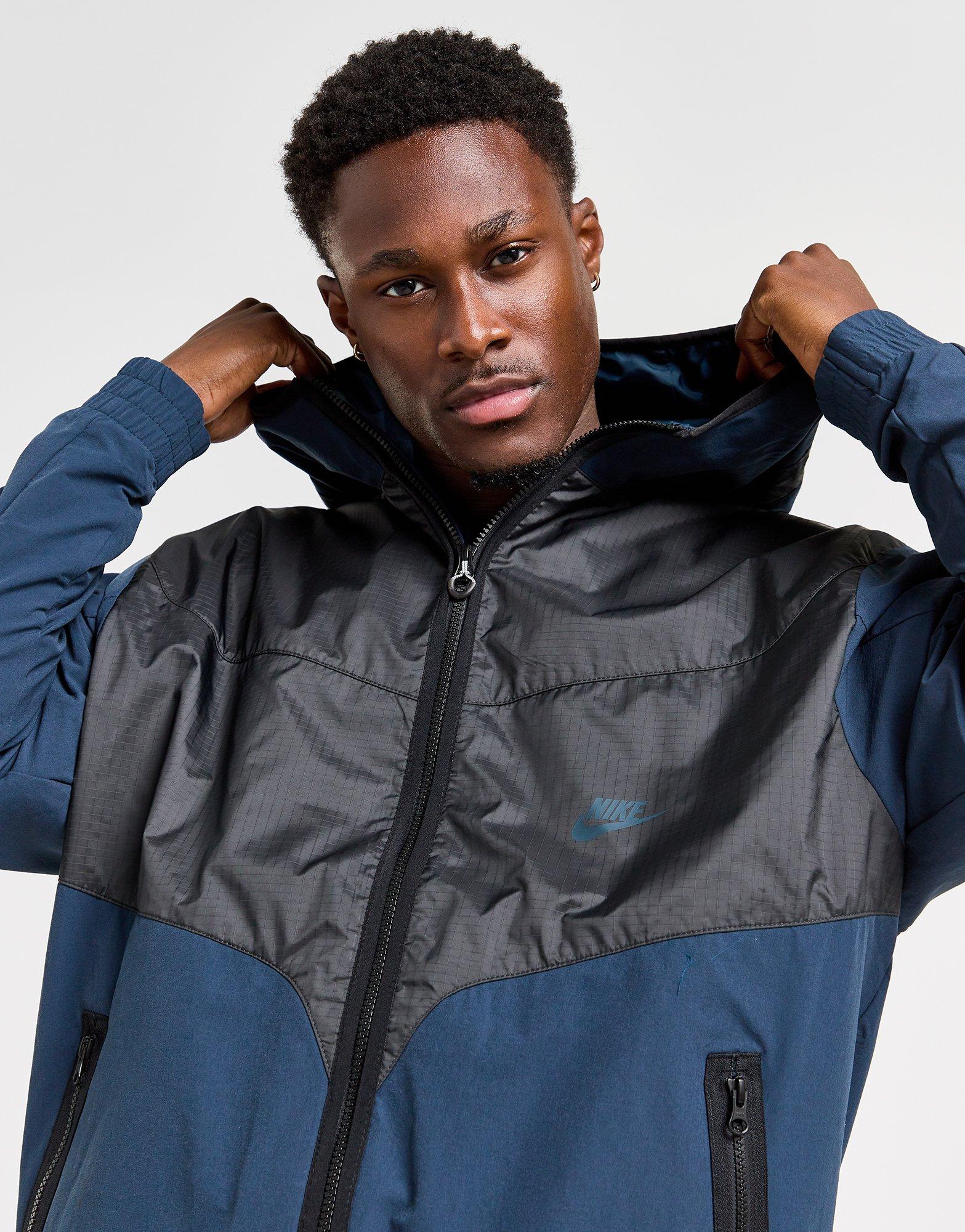 Vyriškas džemperis NIKE DŽEMPERIS M NSW AIR MAX WVN JACKET HF6600-478 Tamsiai mėlyna