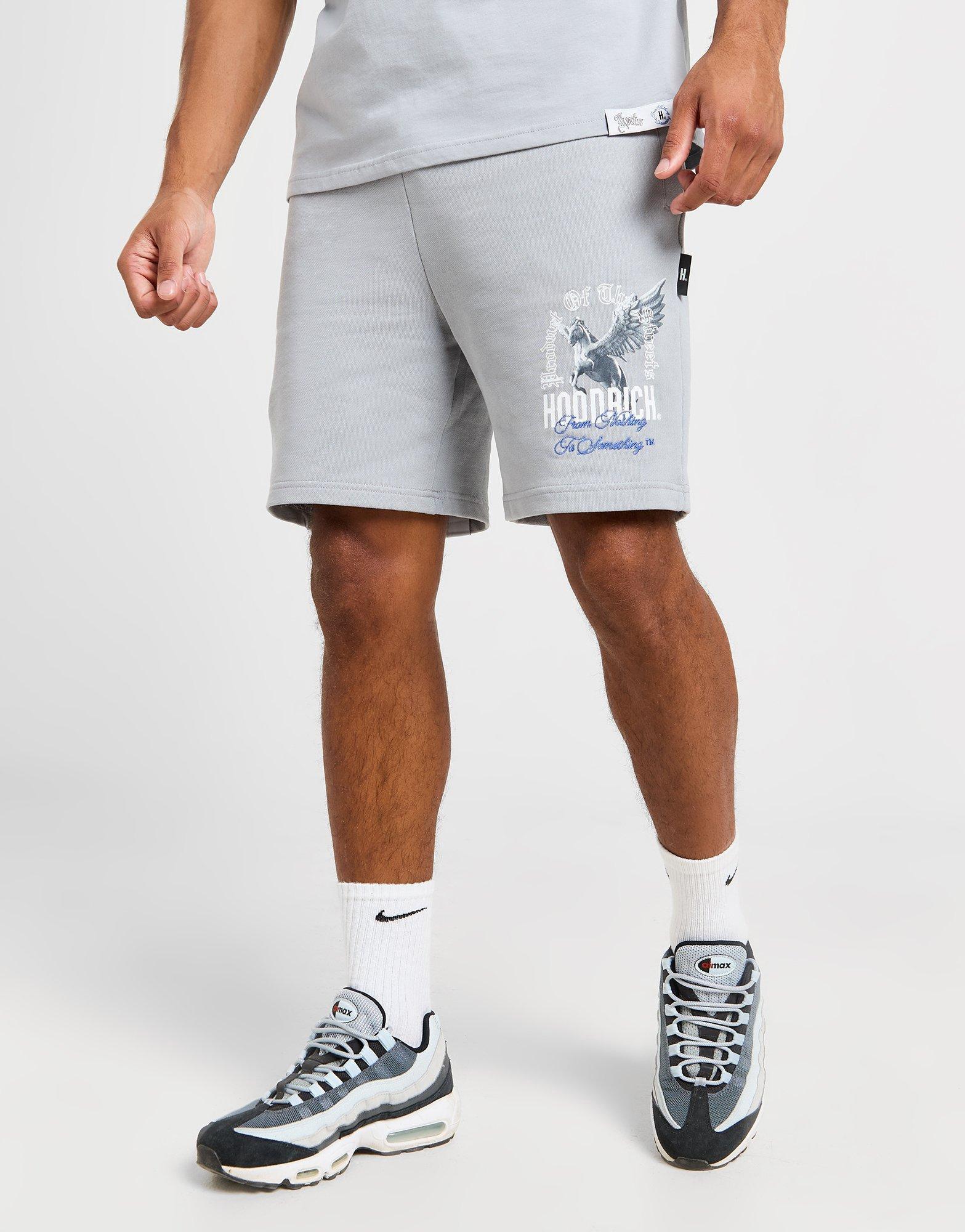 Krótkie spodenki, szorty męskie HOODRICH SZORTY PEGASUS SHORT GRY HR - 0224 - 0314 Szary