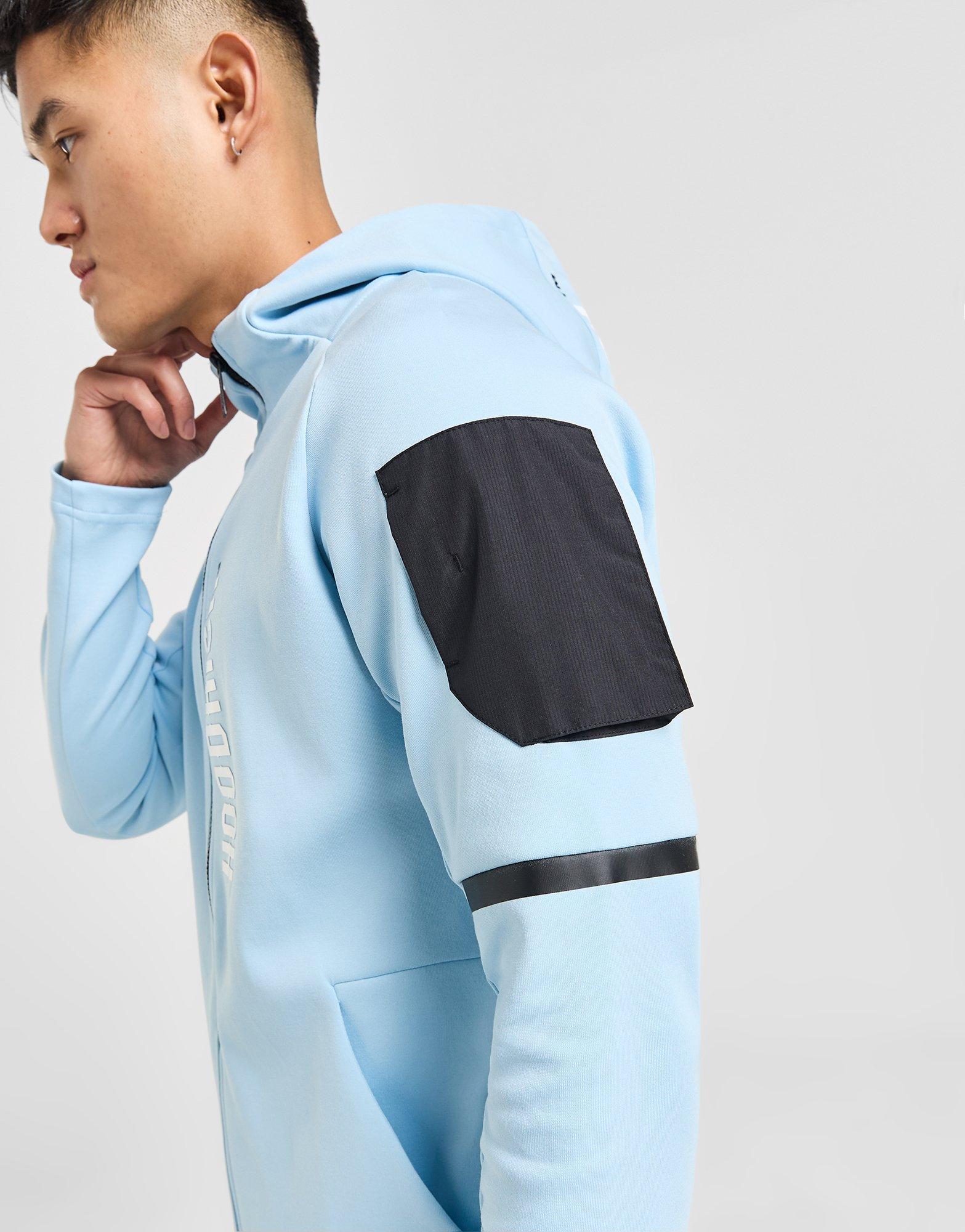 Чоловічі кофти HOODRICH КОФТА НА БЛИСКАВЦІ   З КАПЮШОНОМ CIRCUIT HD BLU HR - 0224 - 0123 Блакитний