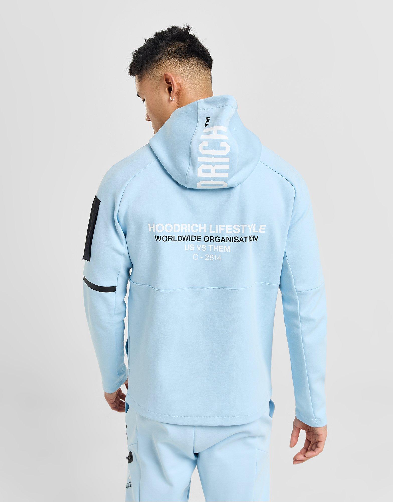 Чоловічі кофти HOODRICH КОФТА НА БЛИСКАВЦІ   З КАПЮШОНОМ CIRCUIT HD BLU HR - 0224 - 0123 Блакитний