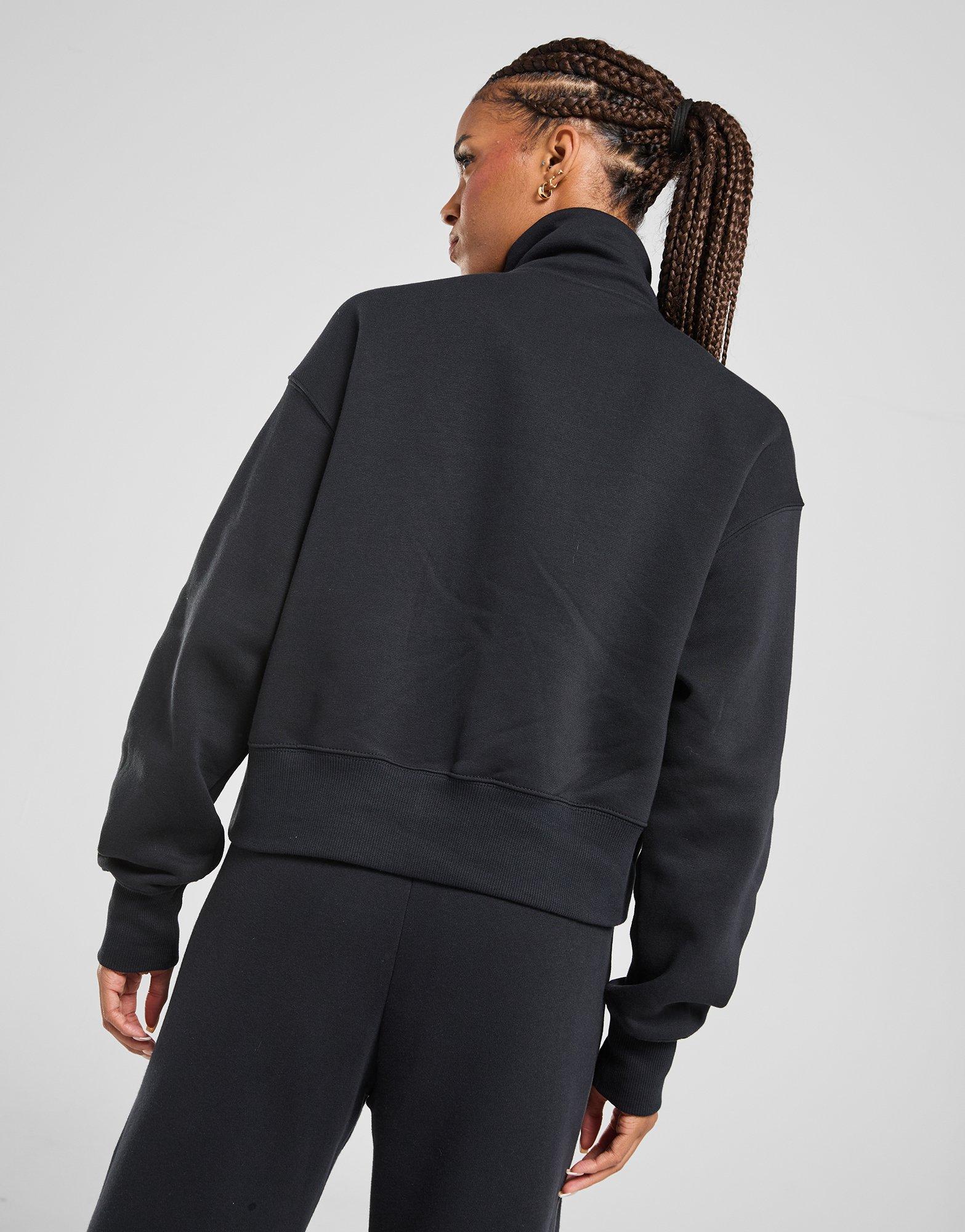 Női pulóver NIKE PULÓVER CIPZÁRAS W NSW PHNX FLC OS TRK JKT FZ3204-010 Fekete