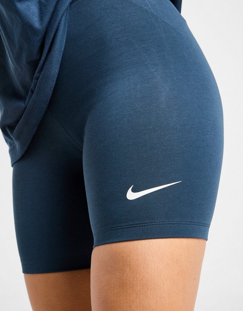 Дамски шорти NIKE ШОРТИ W NSW NK CLSC HR 8IN SHORT DV7797-478 Тъмносин