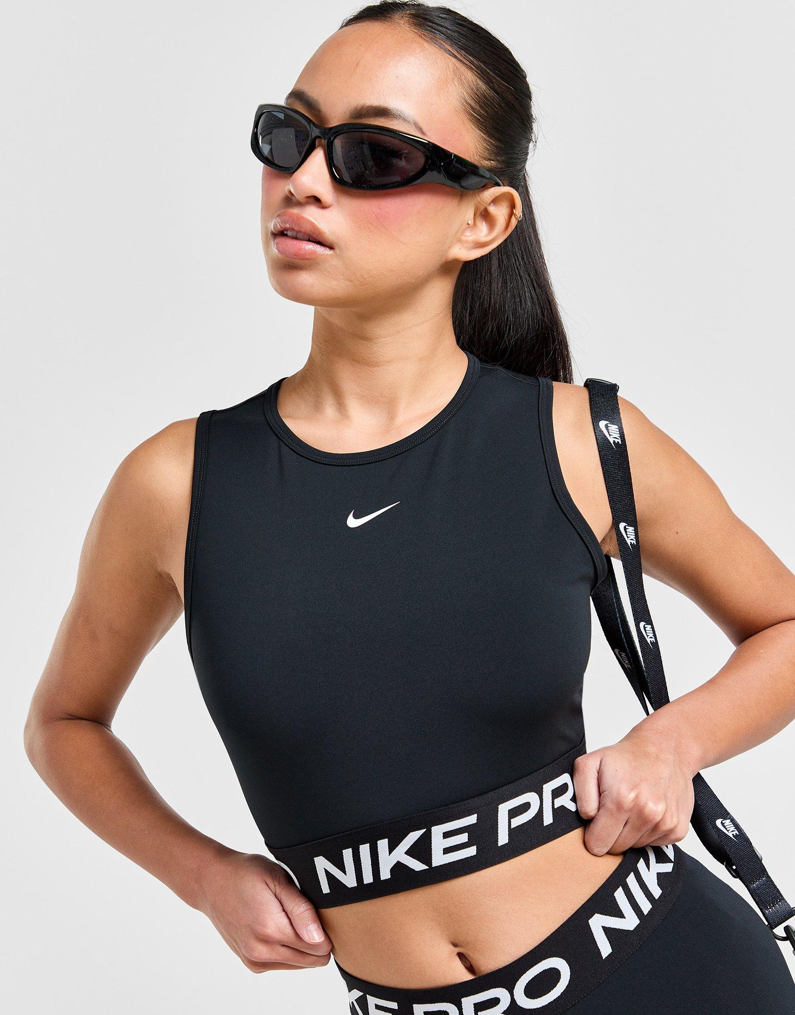 NIKE TOP NIKE PRO DF 365 CROP TANK FZ3615-010 Czarny