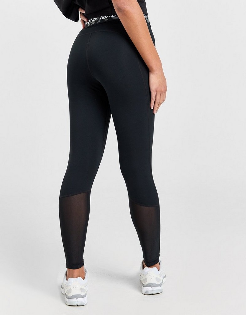 Legginsy damskie NIKE LEGGINGS W NIKE PRO DF MR 7/8 TIGHT TT FV7397-010 Czarny