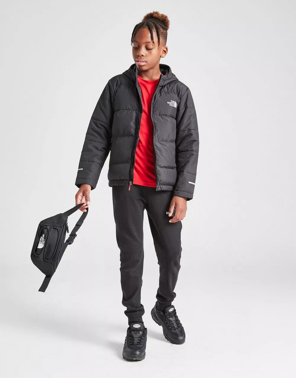 THE NORTH FACE КУРТКА $SHERKALA PADDED JKT BLK, фото 1 з 5