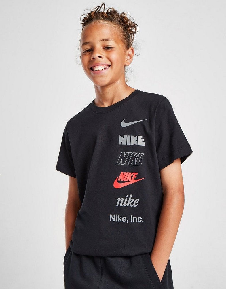Дитячі футболки NIKE ФУТБОЛКА K NSW TEE LOGO B HQ2289-010 Чорний