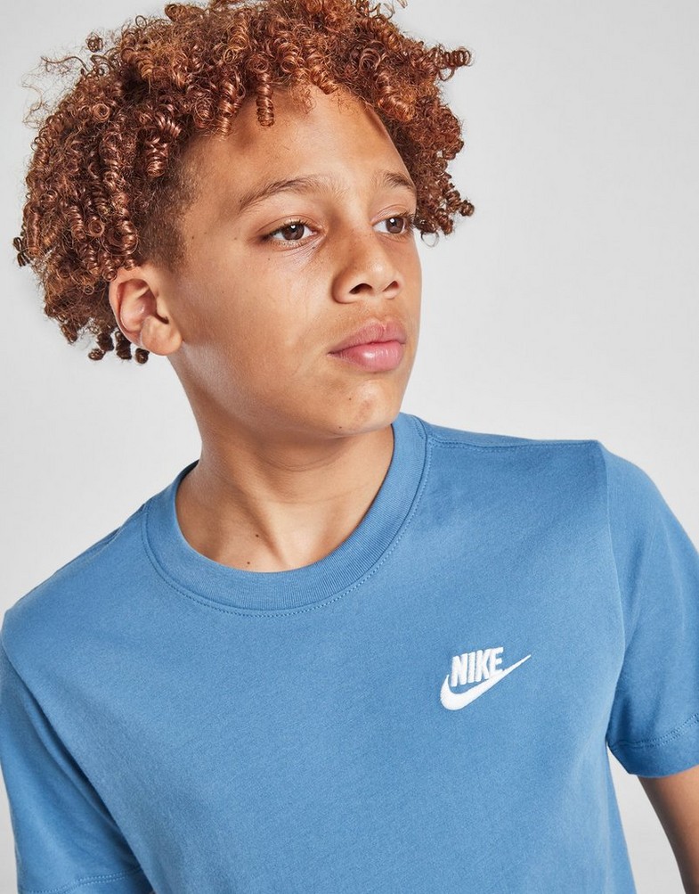 Детска тениска NIKE ТЕНИСКА K NSW TEE EMB FUTURA LBR FZ5177-429 Син