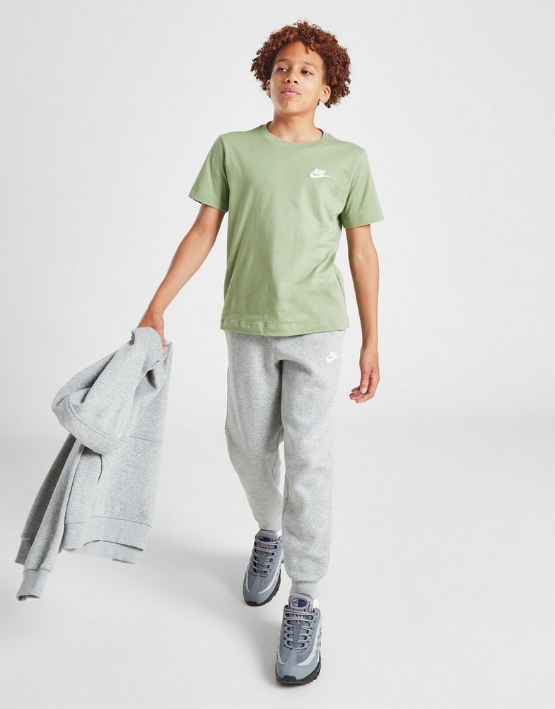 Дитячі футболки NIKE ФУТБОЛКА K NSW TEE EMB FUTURA LBR BOY FZ5177-386 Хакі