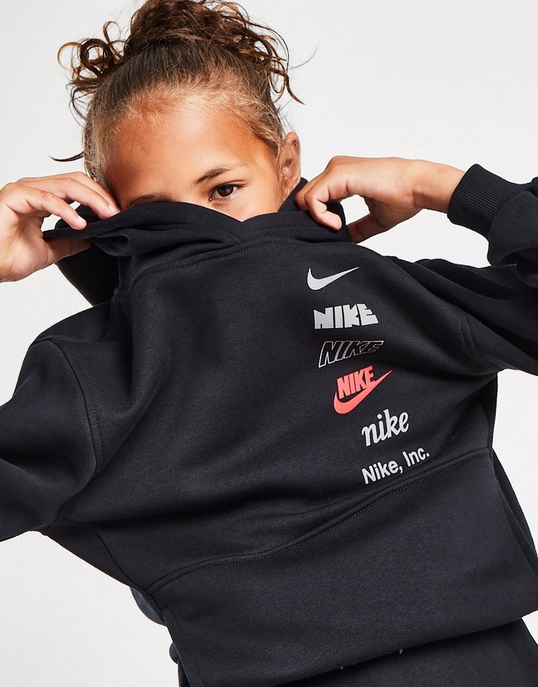 Дитячі кофти NIKE КОФТА З КАПЮШОНОМ K NSW CLUB FLC HDY MLOGO BOY HQ0970-010 Чорний