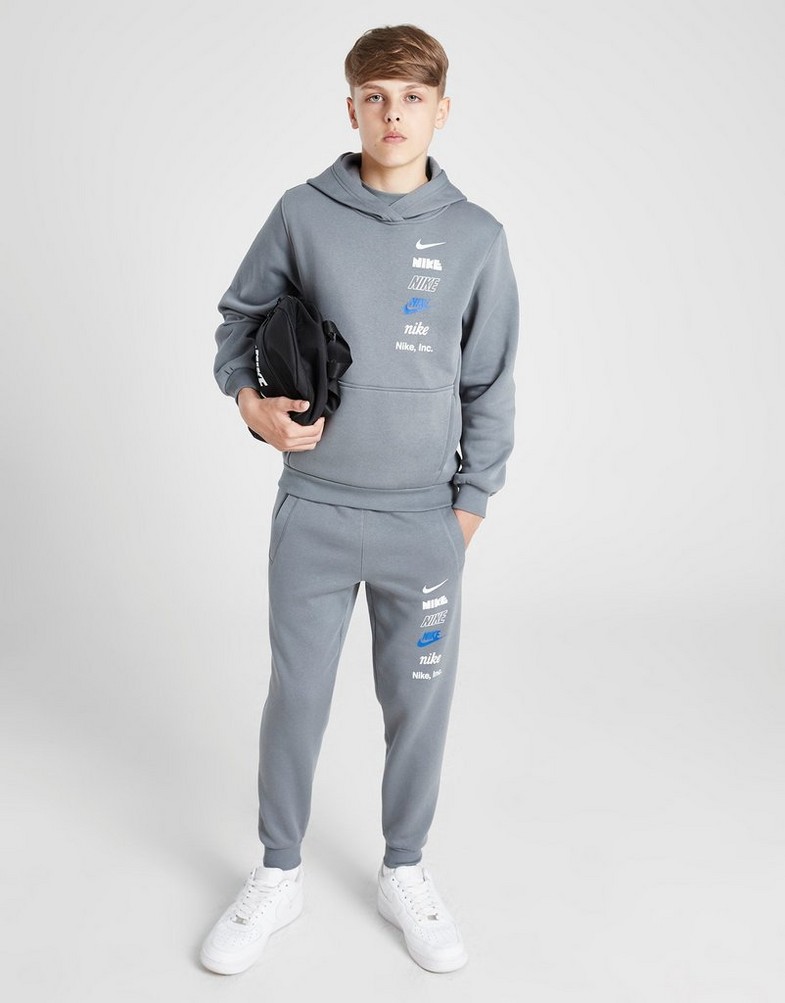 Дитячі штани NIKE ШТАНИ K NSW CLUB FLC JGGR MLOGO B HQ0973-084 Сірий
