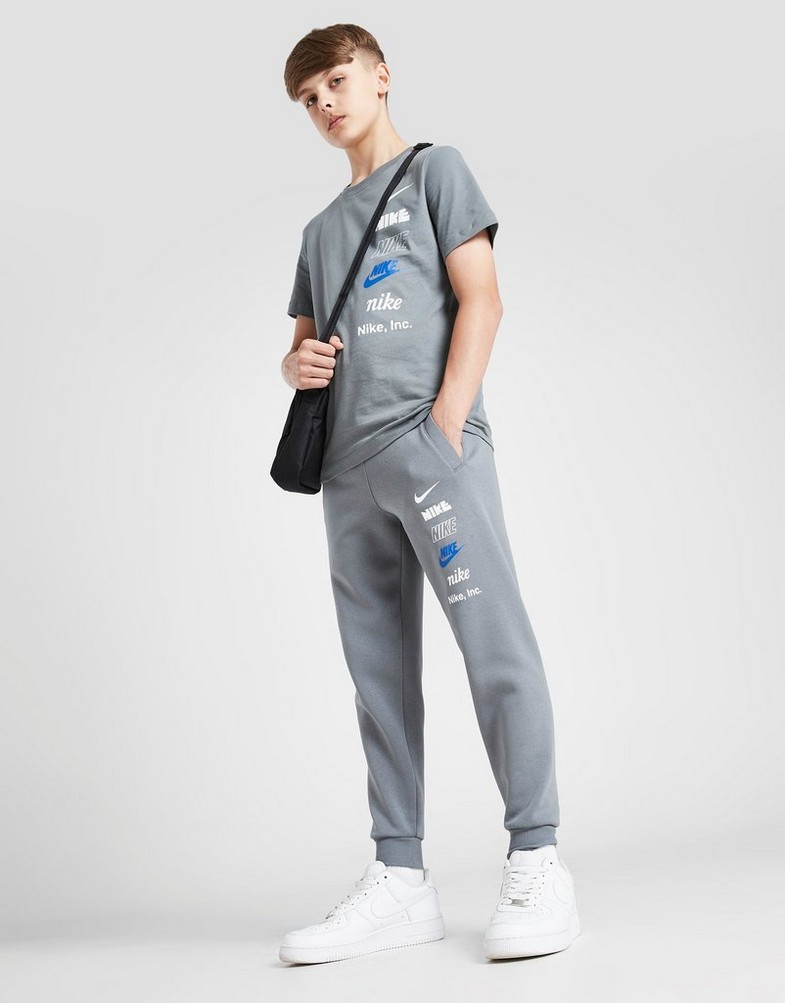 Дитячі футболки NIKE ФУТБОЛКА K NSW TEE LOGO B HQ2289-084 Сірий
