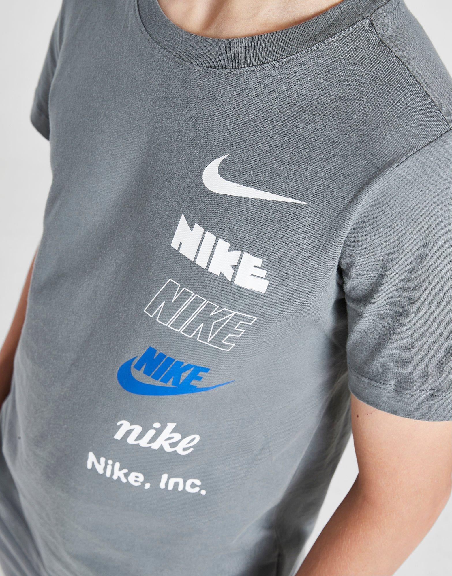 Gyerek póló NIKE PÓLÓ K NSW TEE LOGO B HQ2289-084 Szürke