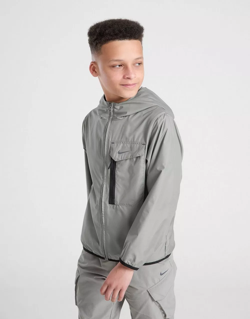 NIKE КОФТА НА БЛИСКАВЦІ K NSW CITY UTILITY B, фото 1 з 4