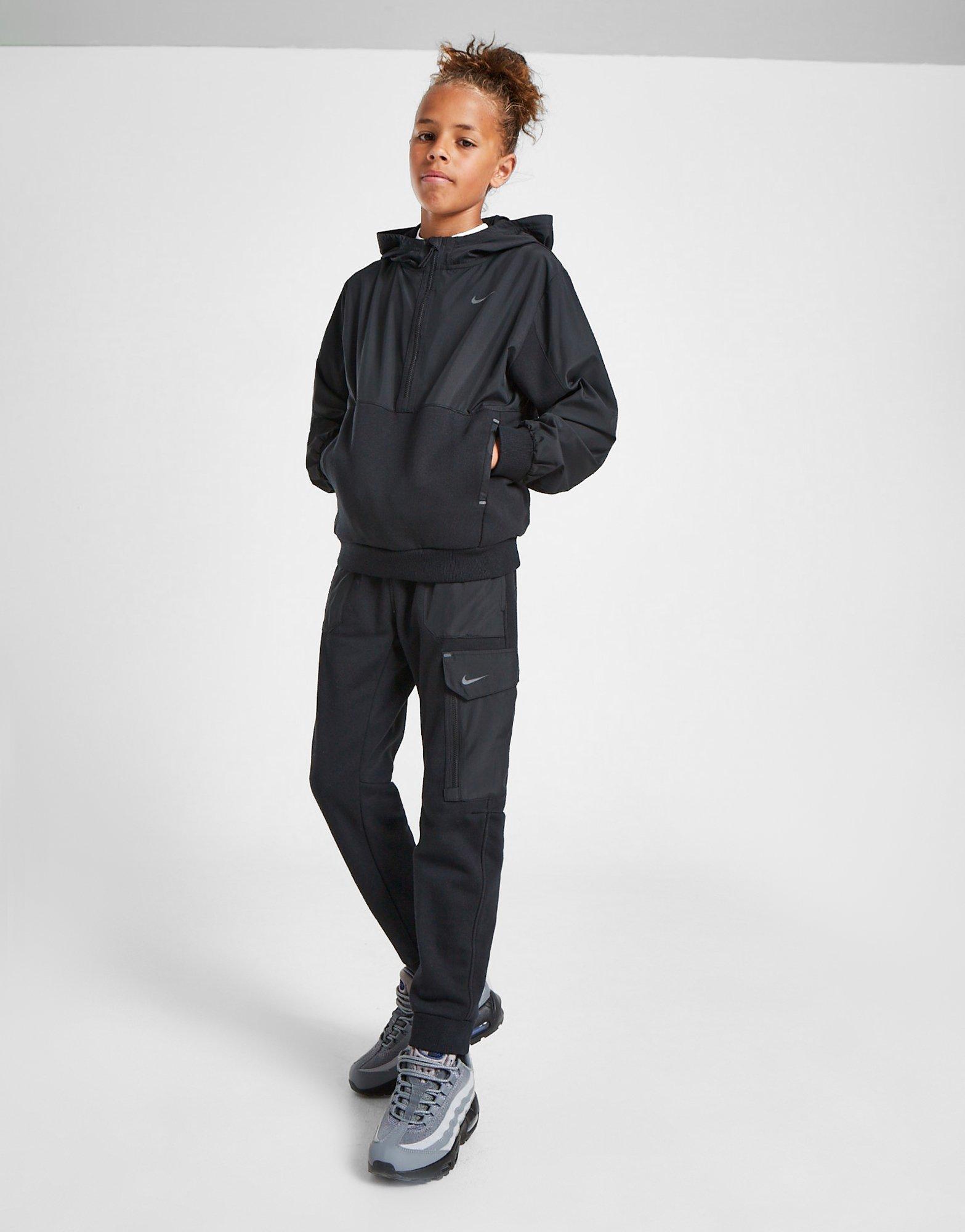 Дитячі кофти NIKE КОФТА З КАПЮШОНОМ K   NSW CITY UTILITY EO FLC HD FZ5021-010 Чорний