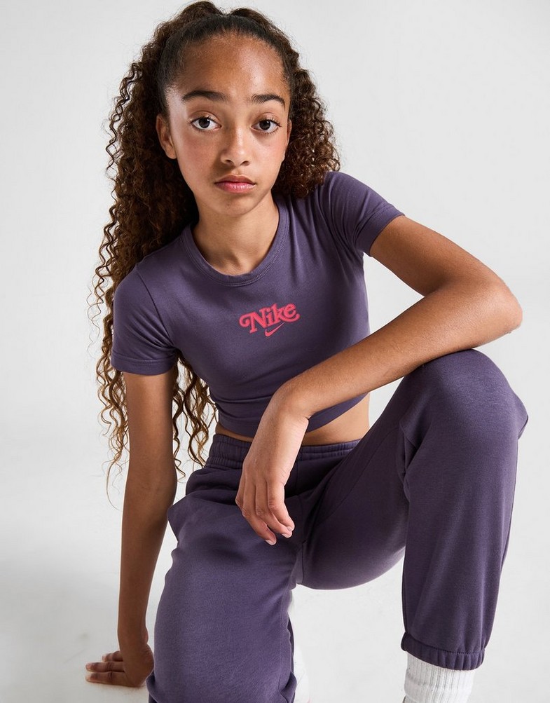 Дитячі футболки NIKE ФУТБОЛКА G NSW TREND BABY TEE G HM0535-573 Фіолетовий