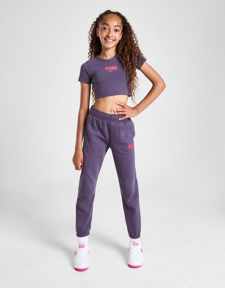Дитячі футболки NIKE ФУТБОЛКА G NSW TREND BABY TEE G HM0535-573 Фіолетовий