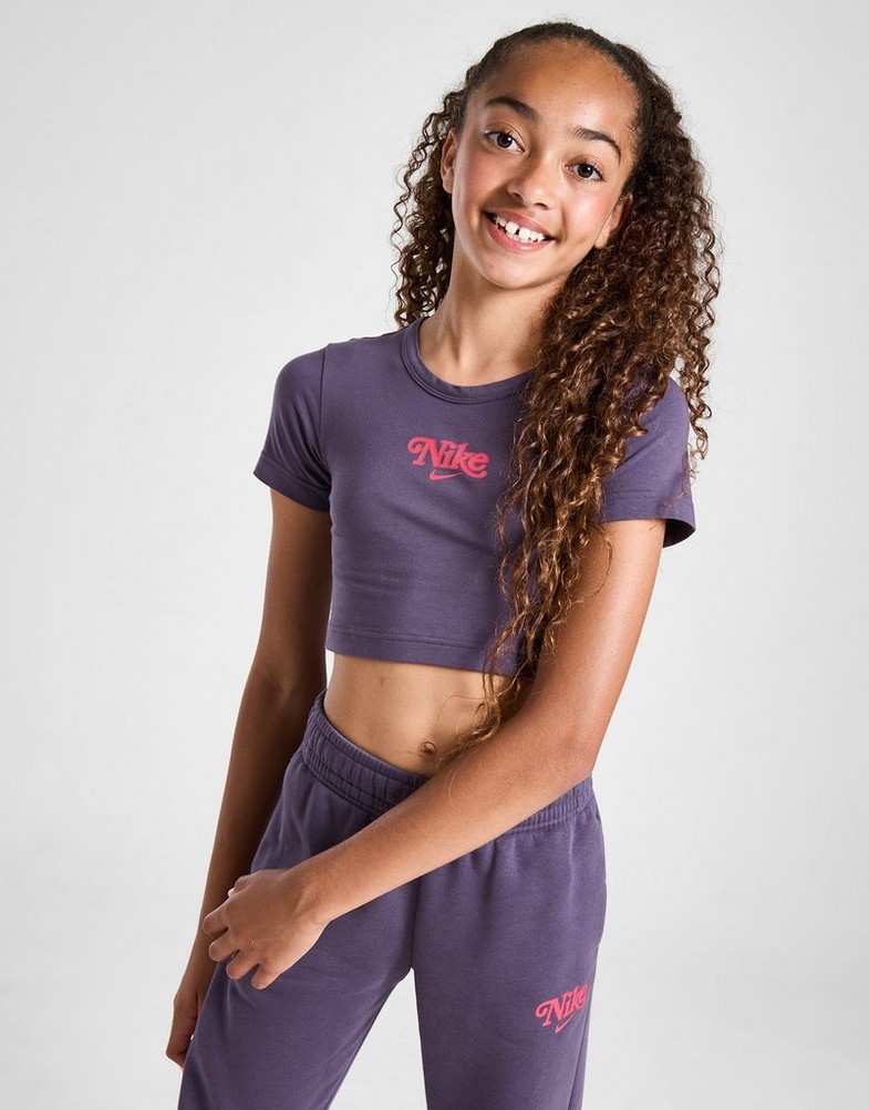 Дитячі футболки NIKE ФУТБОЛКА G NSW TREND BABY TEE G HM0535-573 Фіолетовий