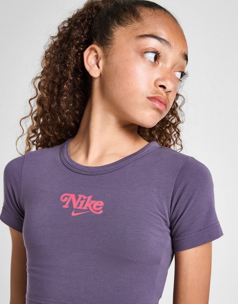 Дитячі футболки NIKE ФУТБОЛКА G NSW TREND BABY TEE G HM0535-573 Фіолетовий