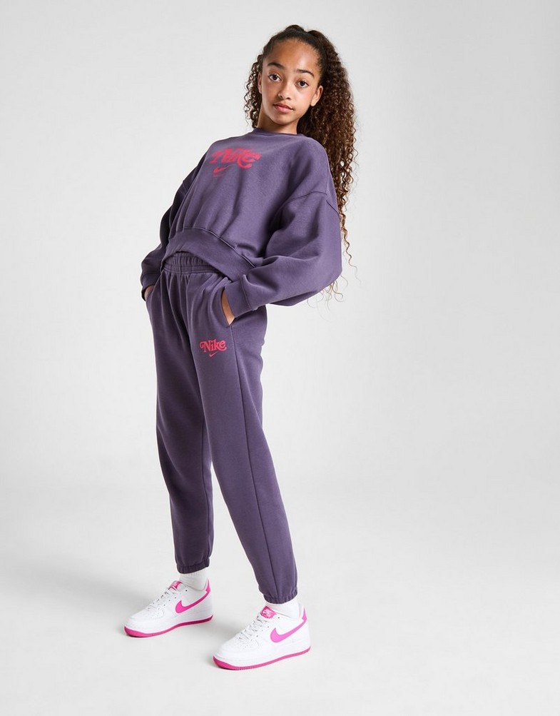 Vaikiškos kelnės NIKE KELNĖS G NSW TREND FLC CF PANT GIRL HM0534-573 Tamsiai mėlyna
