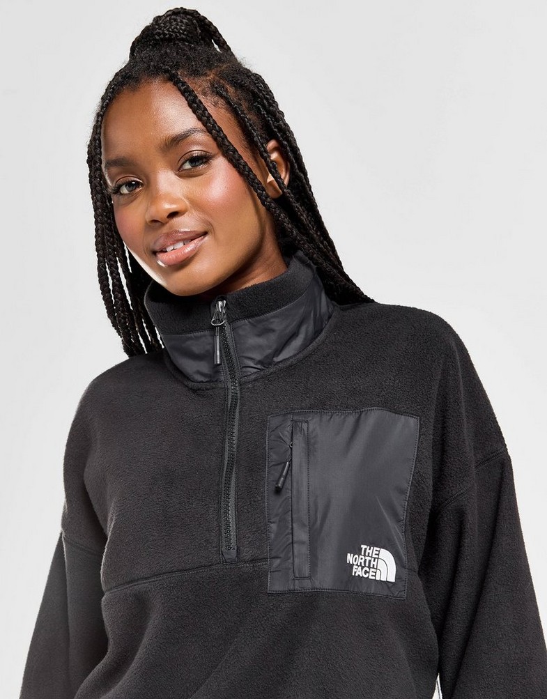 Női pulóver THE NORTH FACE PULÓVER $HNGITA PLR 1/4 ZP BLK